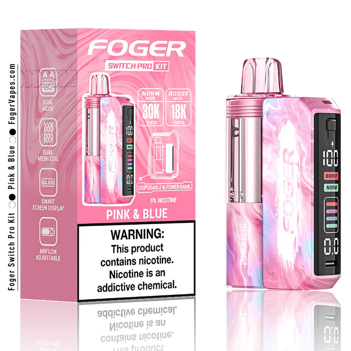 Pink & Blue FOGER Switch Pro 30K